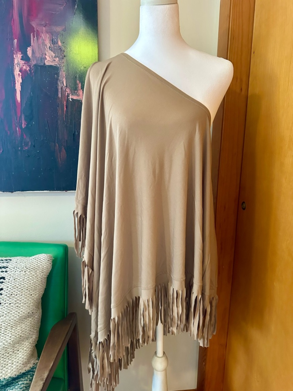 Attitudes by Renee Tan Fringe Poncho Cover